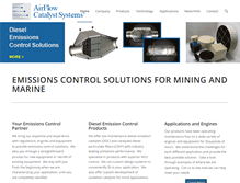 Tablet Screenshot of airflowcatalyst.com